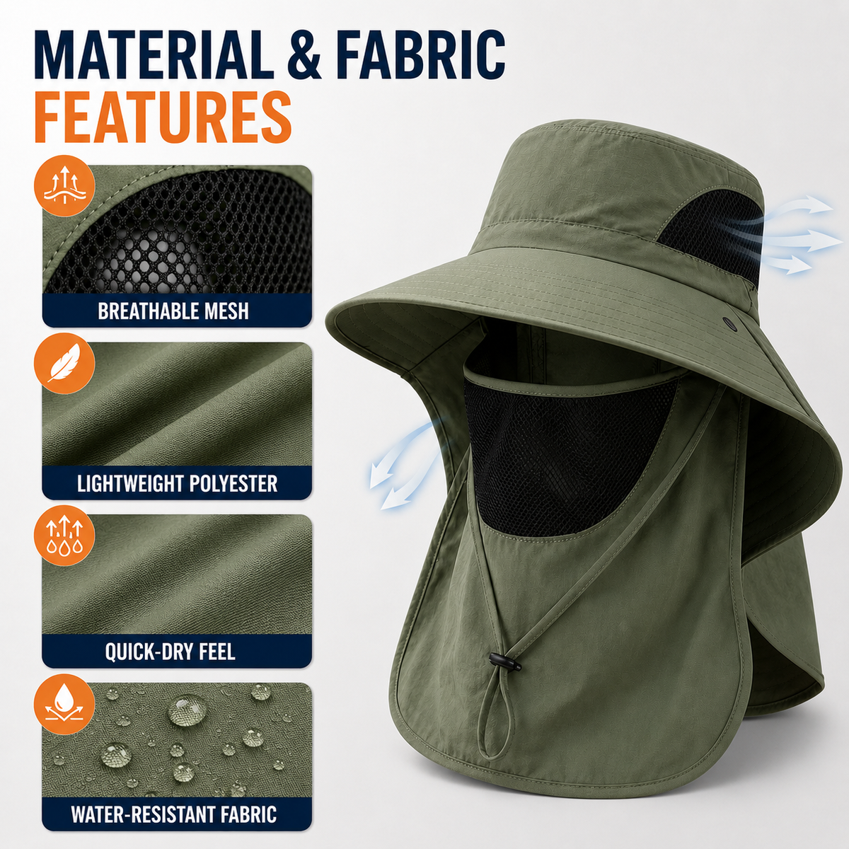 Thrives Outdoor | Kynetos Wide-Brimmed Sun Hat 4
