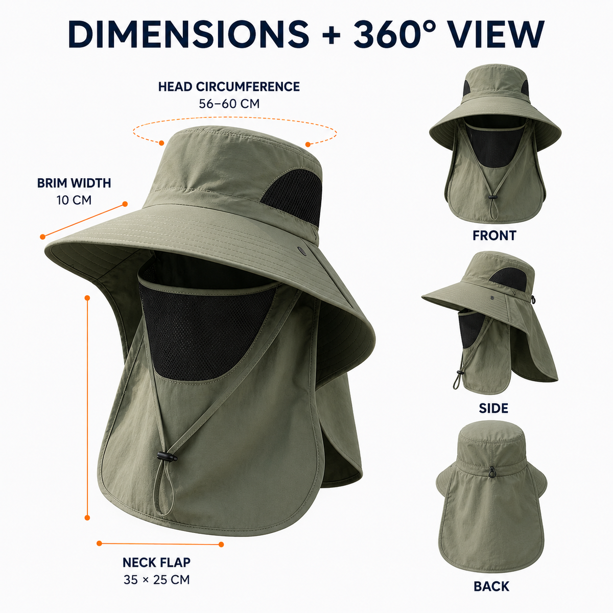 Thrives Outdoor | Kynetos Wide-Brimmed Sun Hat 5