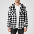 Thrives Outdoor | Long Sleeve Hooded Flannel Shirt 0