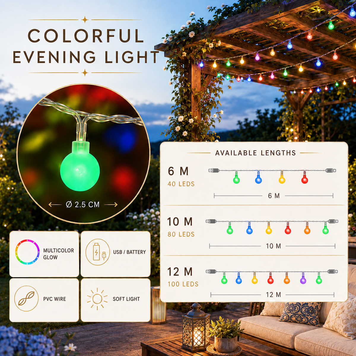 Thrives Outdoor | LumaOrbs Fairy Chain 2