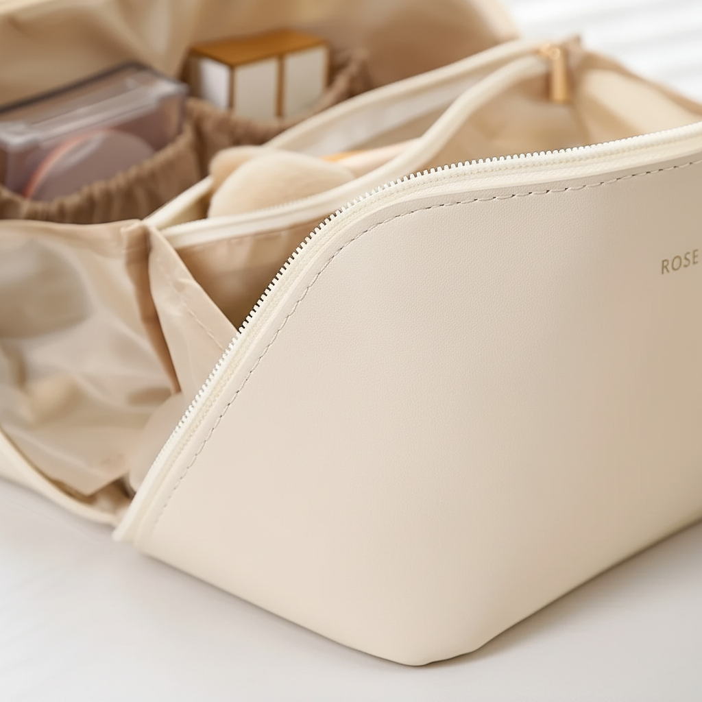Thrives Outdoor | Luxelette Zip Top Travel Makeup Bag 5