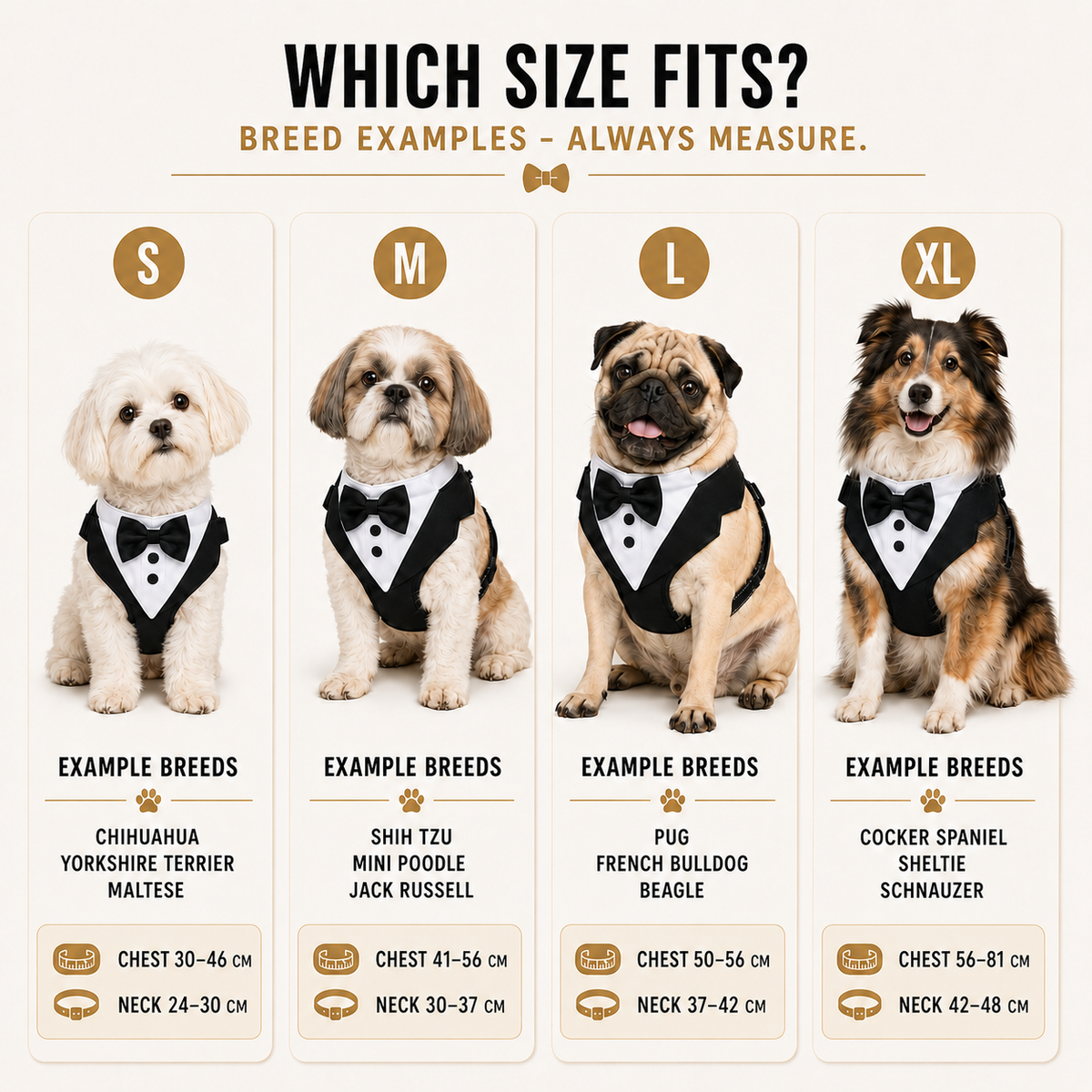 Thrives Outdoor | Pawxedo Adjustable Bow Tie Vest Harness 6