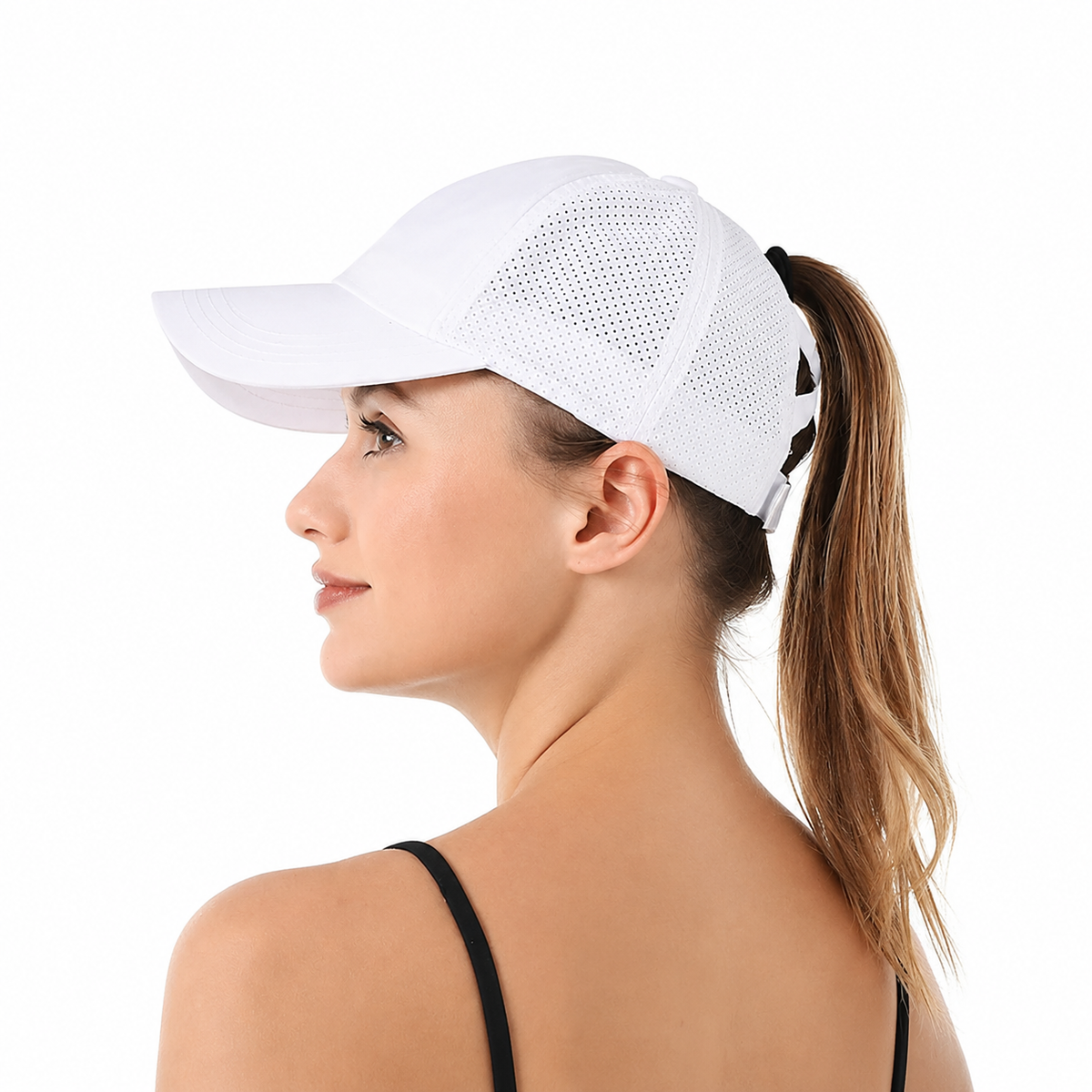 Thrives Outdoor | Ponytaila Crossback Ponytail Sports Cap 0