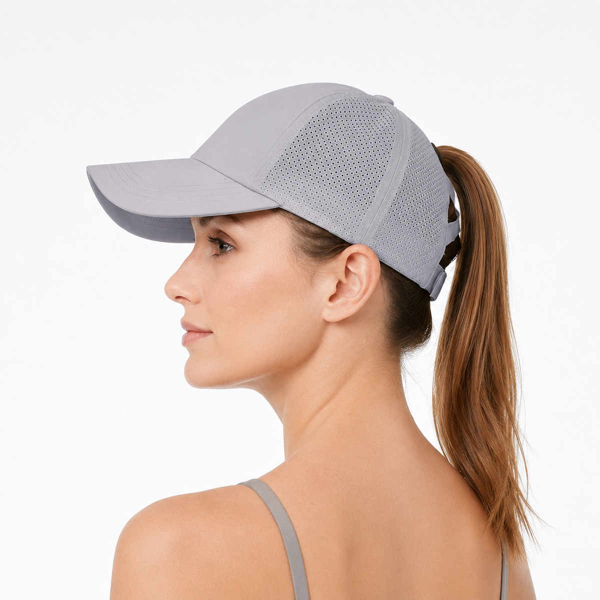 Thrives Outdoor | Ponytaila Crossback Ponytail Sports Cap 8