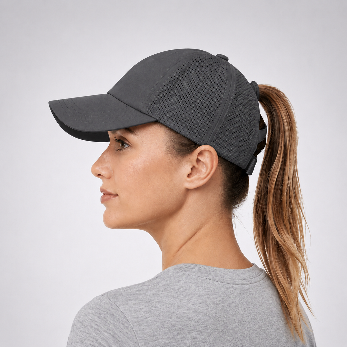 Thrives Outdoor | Ponytaila Crossback Ponytail Sports Cap 9