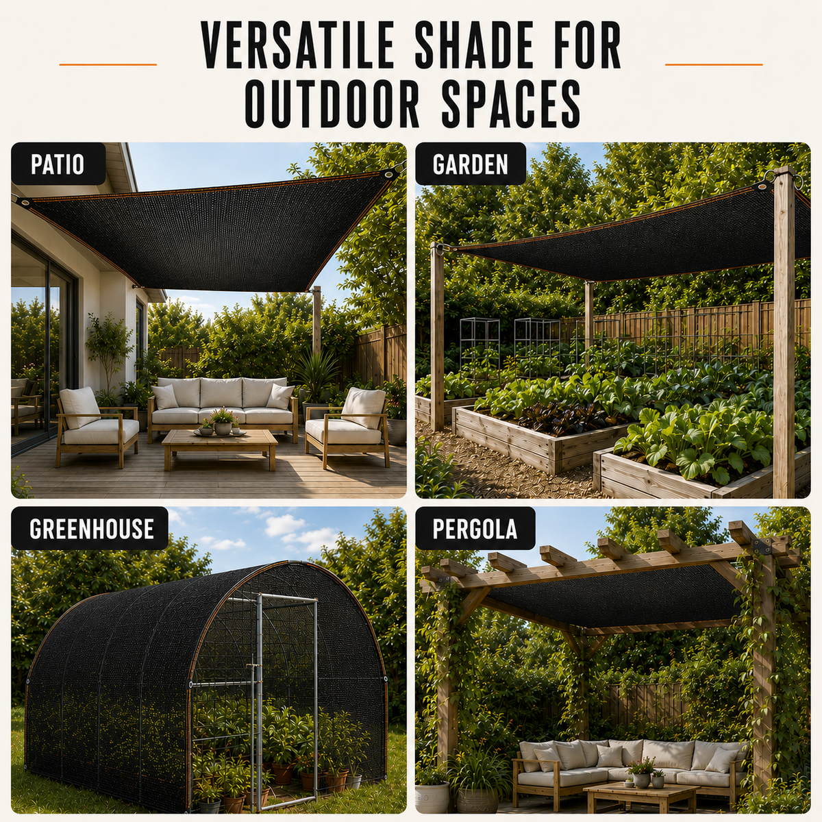 Thrives Outdoor | Shadefold Heavy Duty Shade Mesh 6