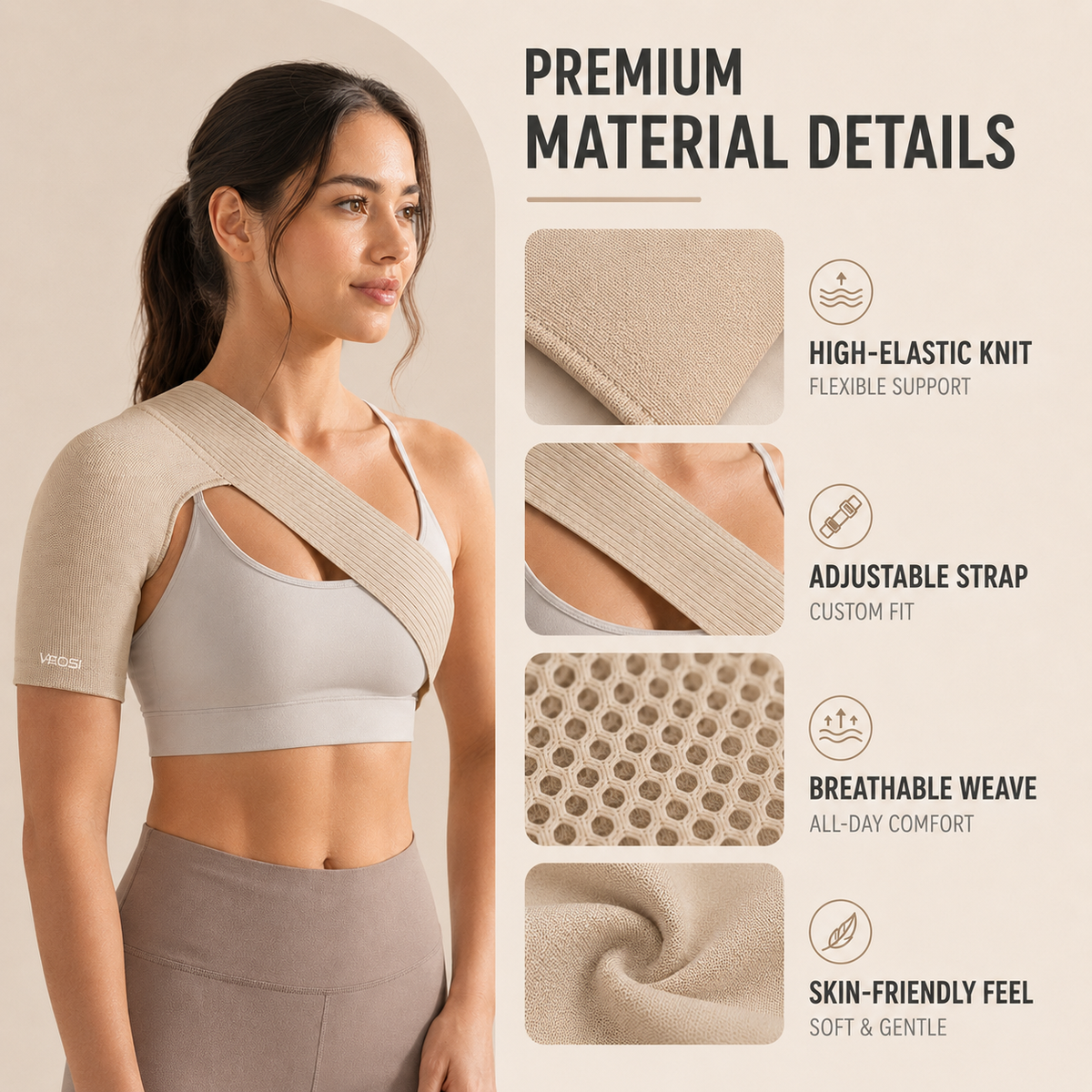 Thrives Outdoor | Shouldrax Elastic Shoulder Support Sleeve 5
