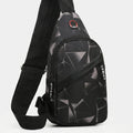 Thrives Outdoor | Slantrix Geometric Print Crossbody Chest Bag 0