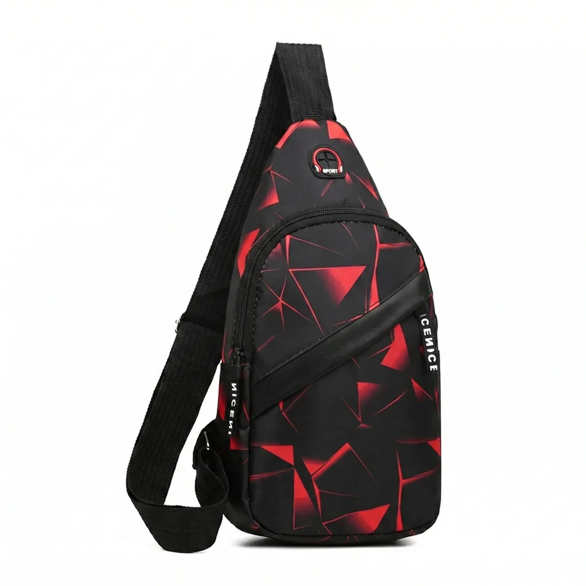 Thrives Outdoor | Slantrix Geometric Print Crossbody Chest Bag 3