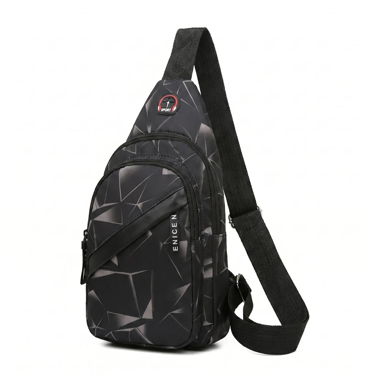 Thrives Outdoor | Slantrix Geometric Print Crossbody Chest Bag 4