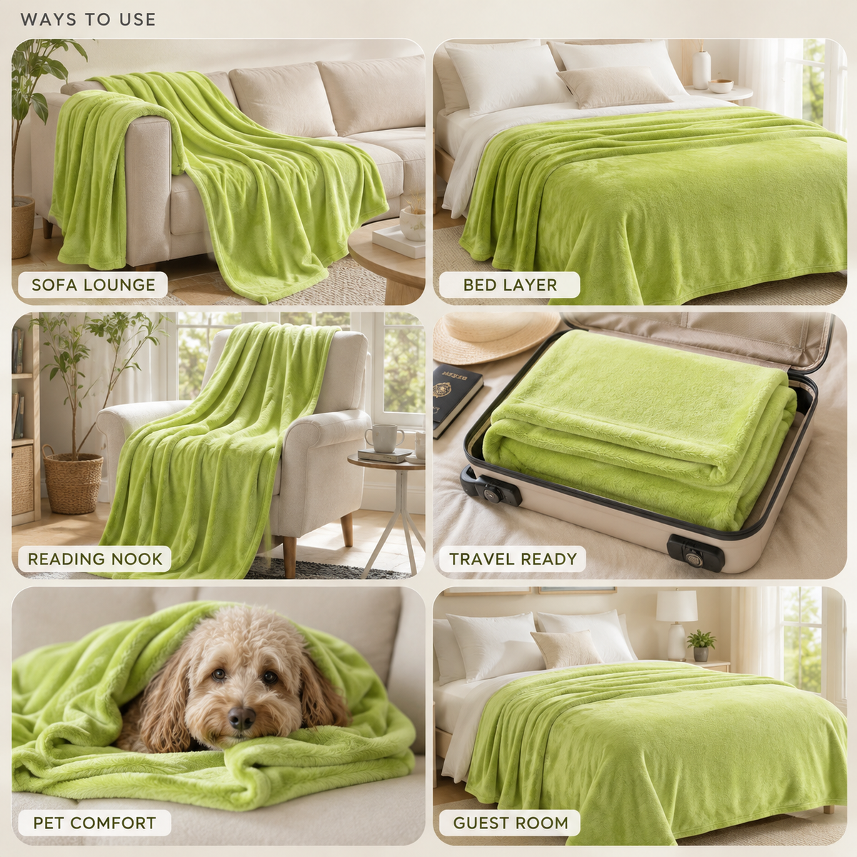 Thrives Outdoor | Snugluxe Lightweight Brushed Throw Blanket 4