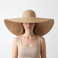 Thrives Outdoor | Vistana Oversized Foldable Woven Summer Sun Hat 0