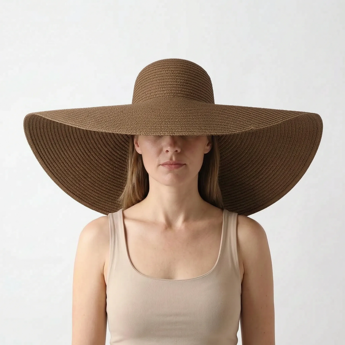 Thrives Outdoor | Vistana Oversized Foldable Woven Summer Sun Hat 15