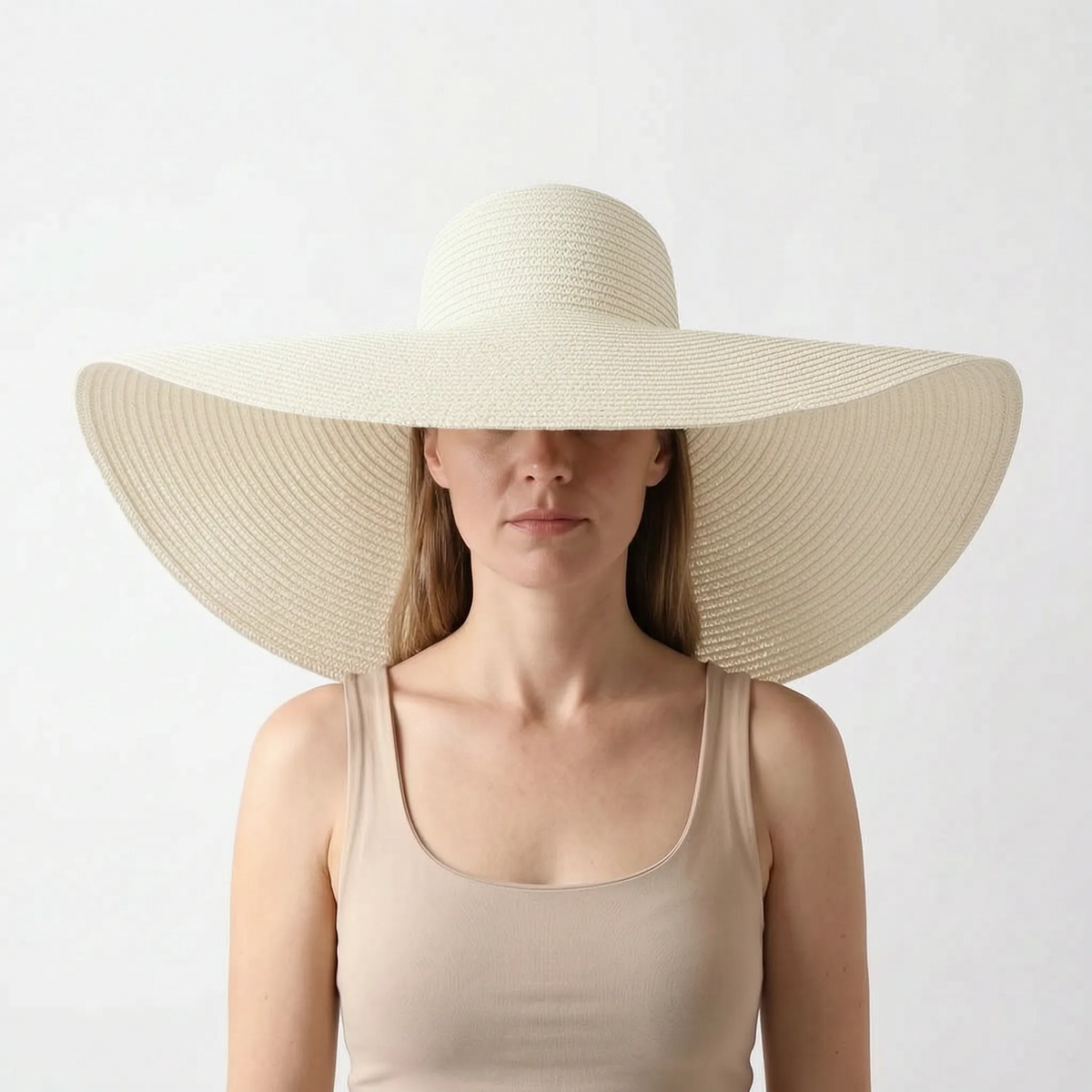 Thrives Outdoor | Vistana Oversized Foldable Woven Summer Sun Hat 17