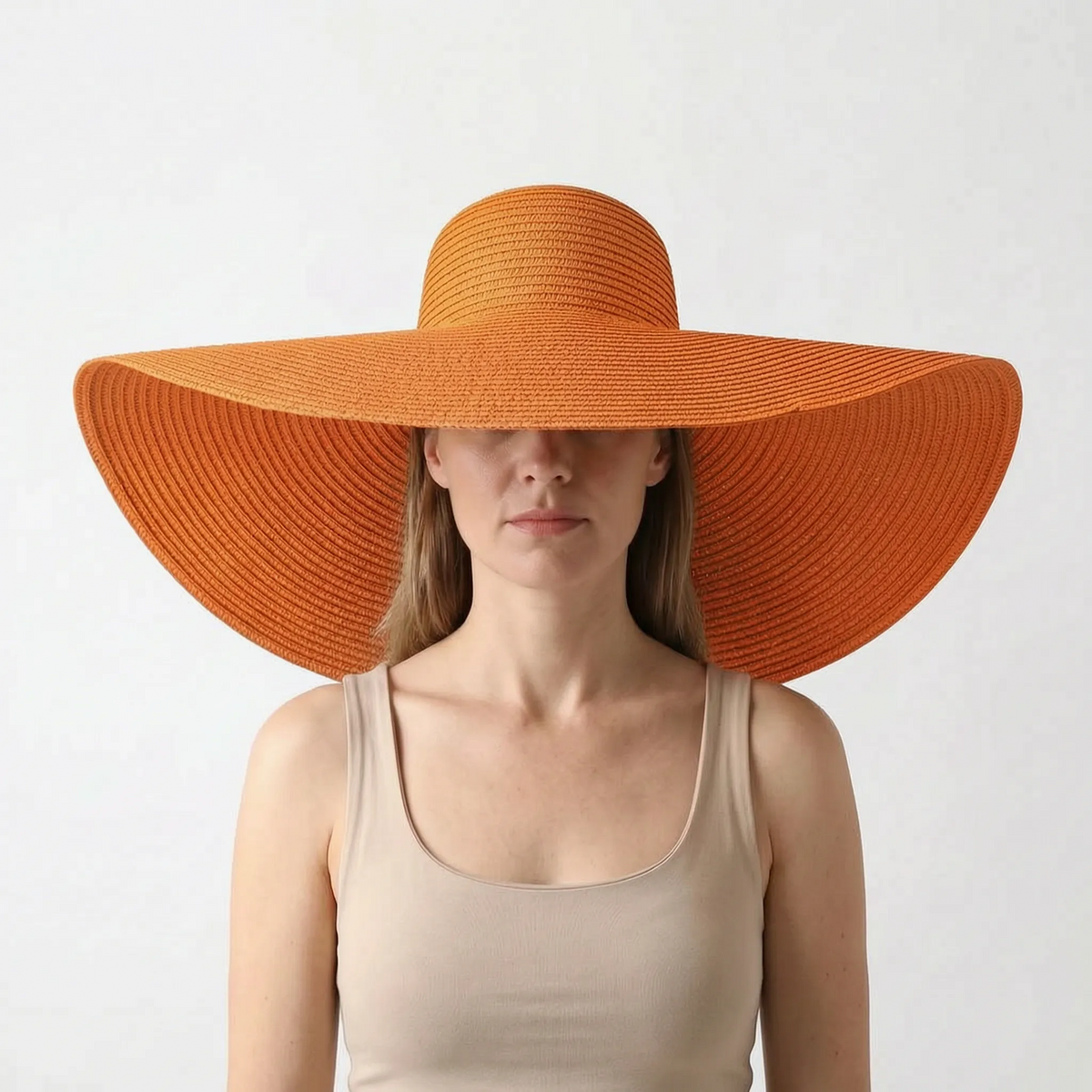 Thrives Outdoor | Vistana Oversized Foldable Woven Summer Sun Hat 2