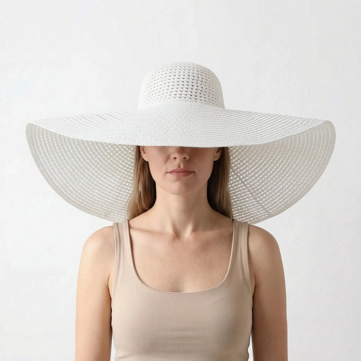 Thrives Outdoor | Vistana Oversized Foldable Woven Summer Sun Hat 20