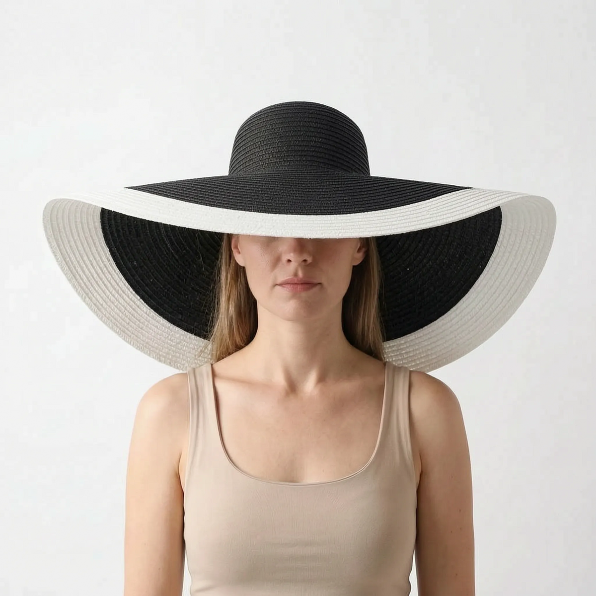 Thrives Outdoor | Vistana Oversized Foldable Woven Summer Sun Hat 21