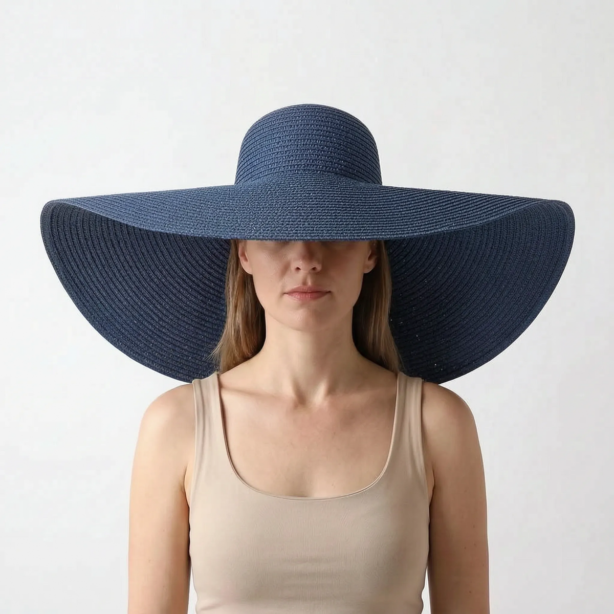 Thrives Outdoor | Vistana Oversized Foldable Woven Summer Sun Hat 4