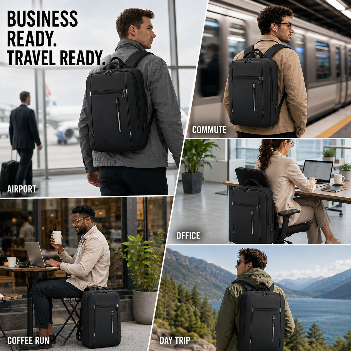 Thrives Outdoor | Waterproof Business Backpack 6