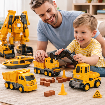 Toy Building Blocks Magnetic Vehicle Set Creative Kids Play 0