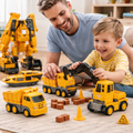 Toy Building Blocks Magnetic Vehicle Set Creative Kids Play 0