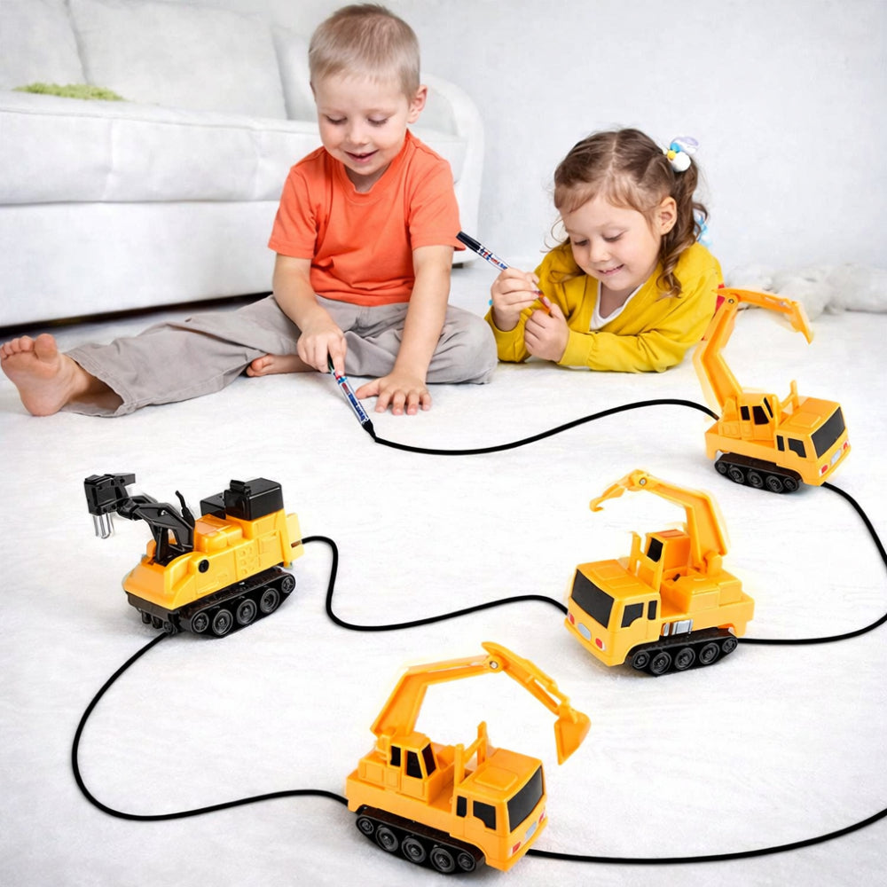 Toy Car Inductive Line Following Drawing Playset 1