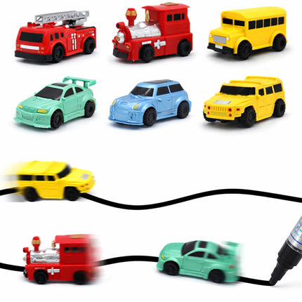 Toy Car Inductive Line Following Drawing Playset 5