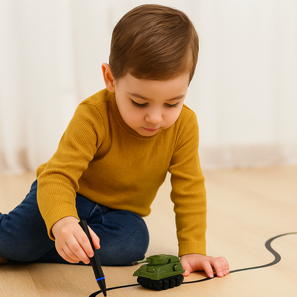Toy Car Inductive Line Following Drawing Playset 9