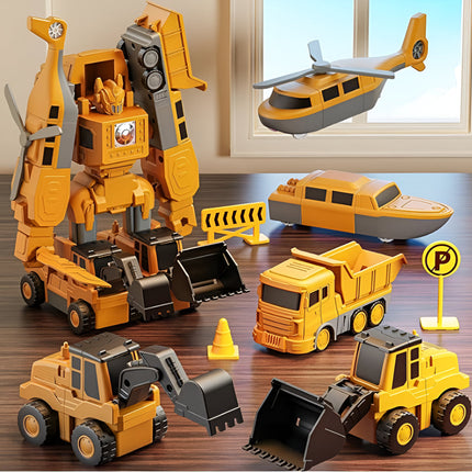 Toy Vehicle Transforming Construction Set Modular Design 2