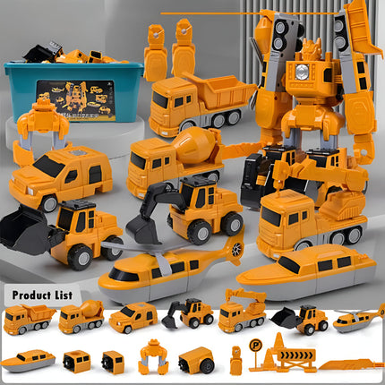 Toy Vehicle Transforming Construction Set Modular Design 3