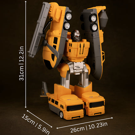 Toy Vehicle Transforming Construction Set Modular Design 4
