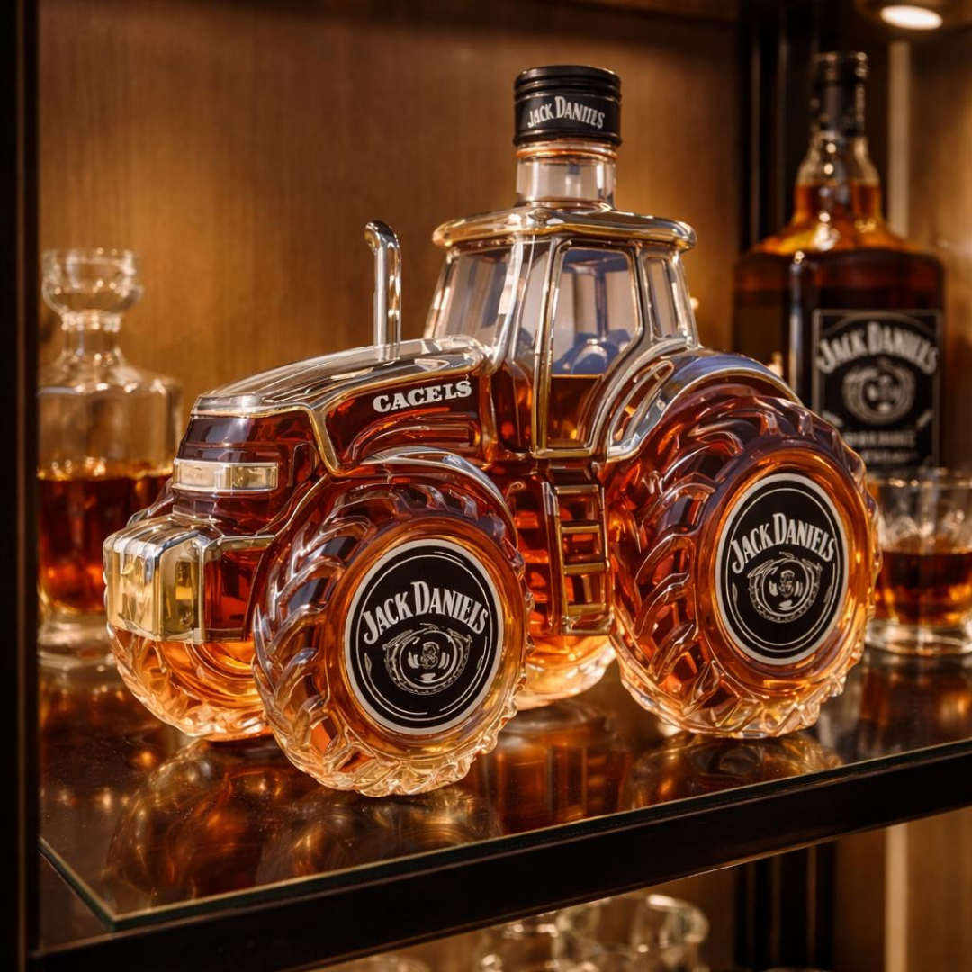 Tractor Edition Whisky Bottle – 500 ml Collector's Item with Unique Design 1