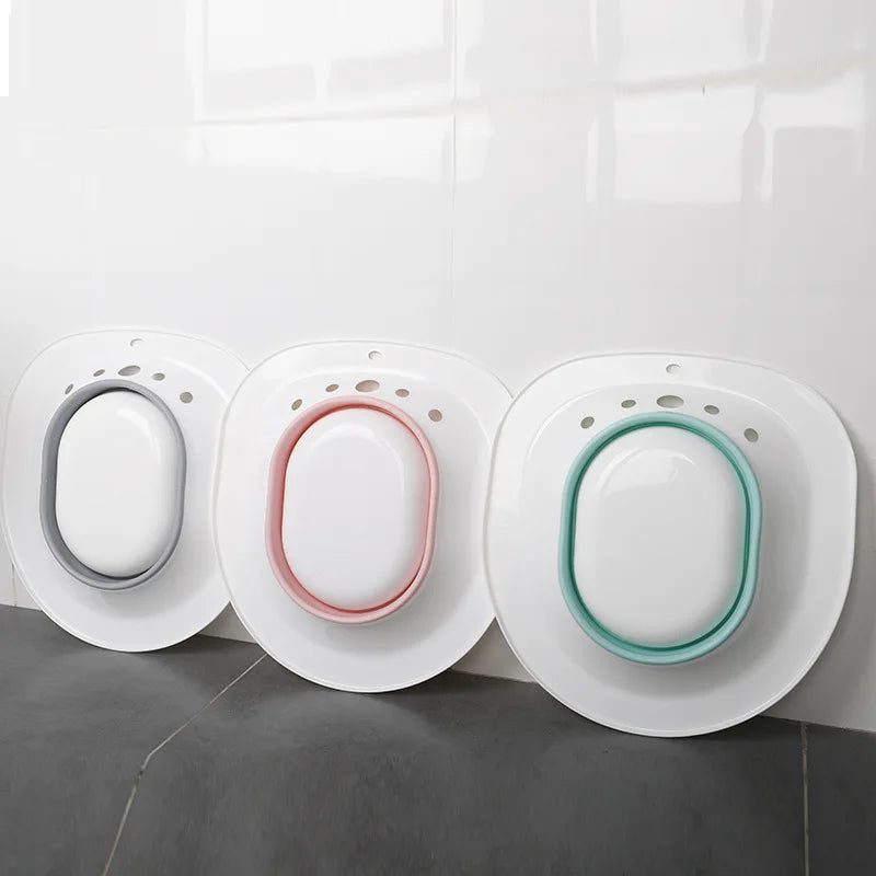 Tragbares Bidet – Zusammenklappbar, Hygienisch, Ideal für Unterwegs, Weiß 3