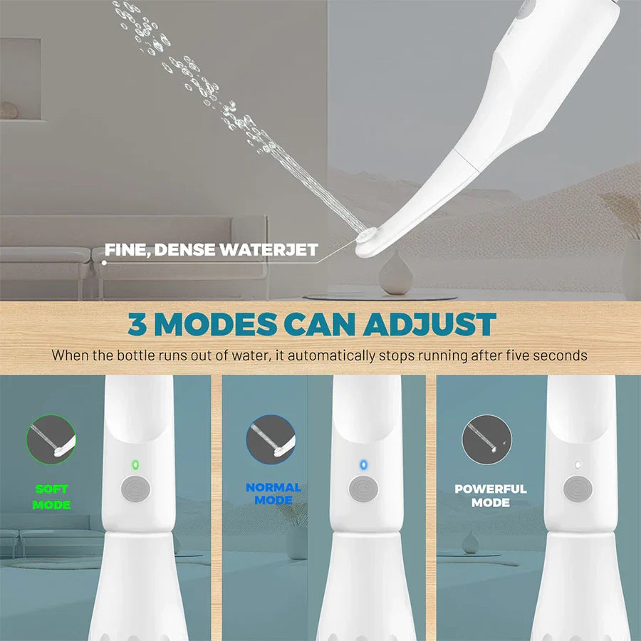 Tragbares USB-Bidet für persönliche Hygiene, wasserdicht, 80 Minuten Akkulaufzeit 1