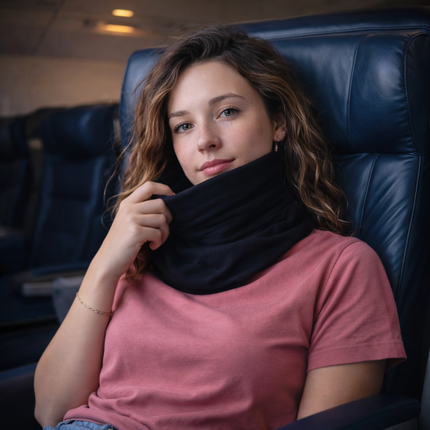 Travel Pillow Wrap Neck Support Upright Rest 3
