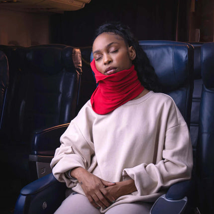Travel Pillow Wrap Style Compact Neck Support Upright Rest 8