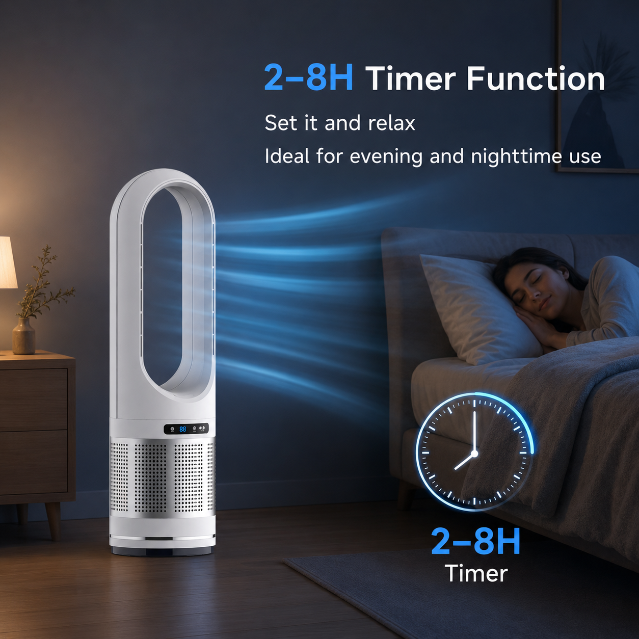 Turmventilator ohne Rotorblätter mit Fernbedienung 4