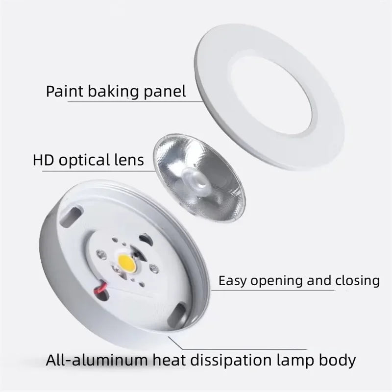 Surface-mount LED downlight