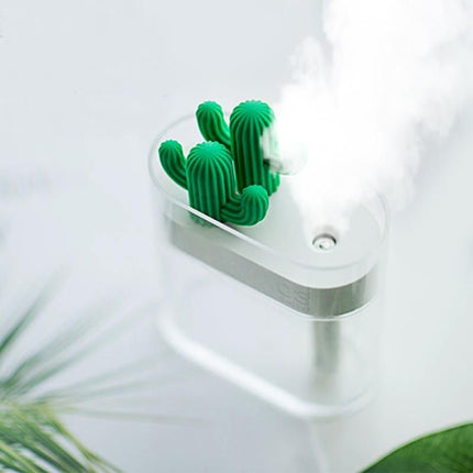 Cactus Aroma Diffuser – Ultrasonic Mist, LED Lighting & 160 ml Tank for Home Use