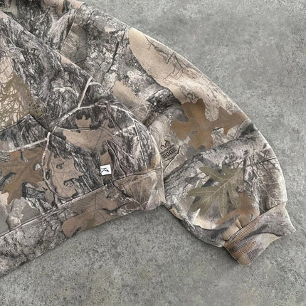 Unisex Terrain Camo Hoodie - Soft Cotton Blend, Kangaroo Pocket, Ribbed Cuffs 5