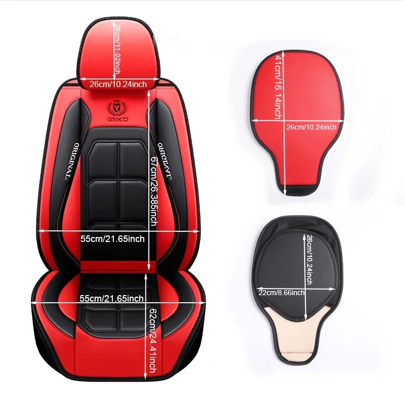 Universele Lederen Autostoelhoes voor Bestuurders en Passagiers, Luxe Bescherming 1