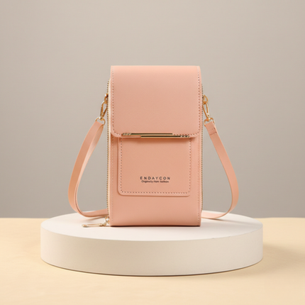 Anti-Theft Crossbody Phone Bag - RFID Blocking + Touchscreen Pocket