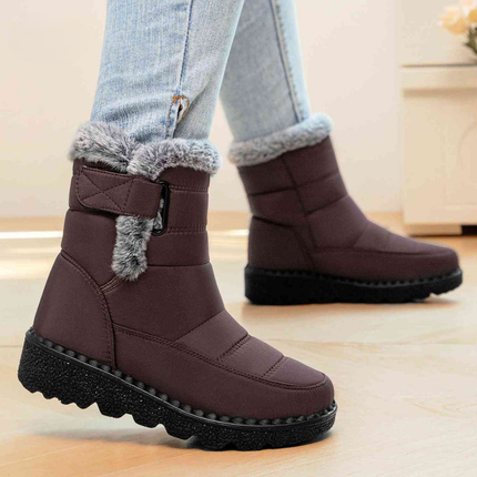Women's Winter Snow Boots | Warm Lining, Non-Slip Sole, Water-Repellent