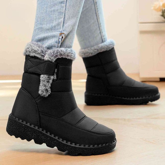 Women's Winter Snow Boots | Warm Lining, Non-Slip Sole, Water-Repellent