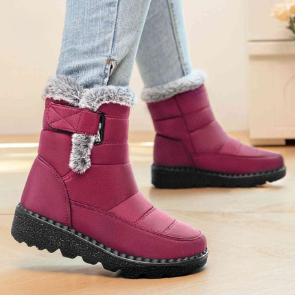 Women's Winter Snow Boots | Warm Lining, Non-Slip Sole, Water-Repellent