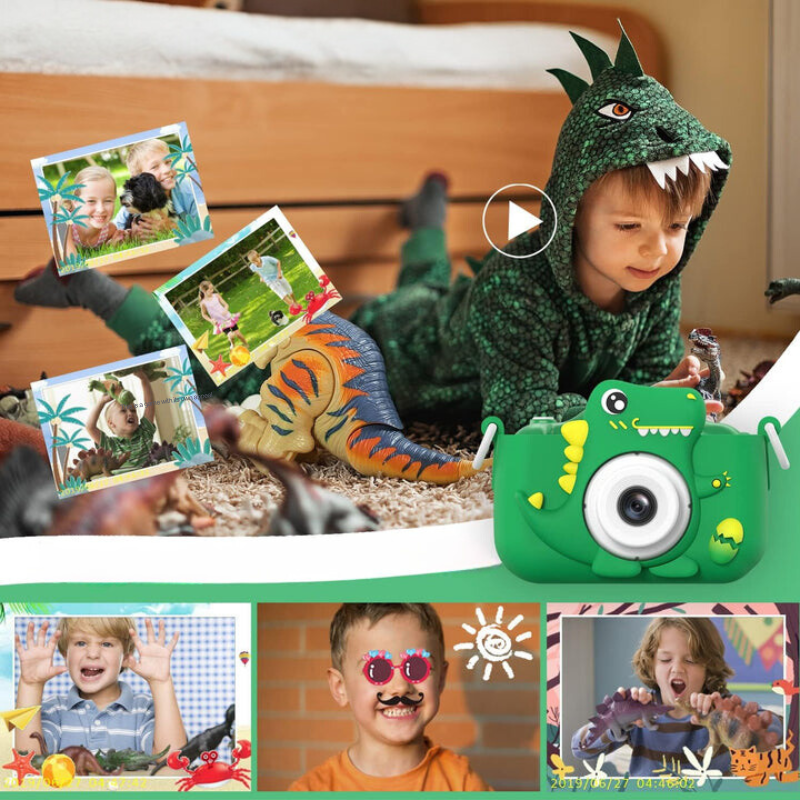 Kids Dino Camera – Durable HD Digital Camera for Creative Exploration and Outdoor Play