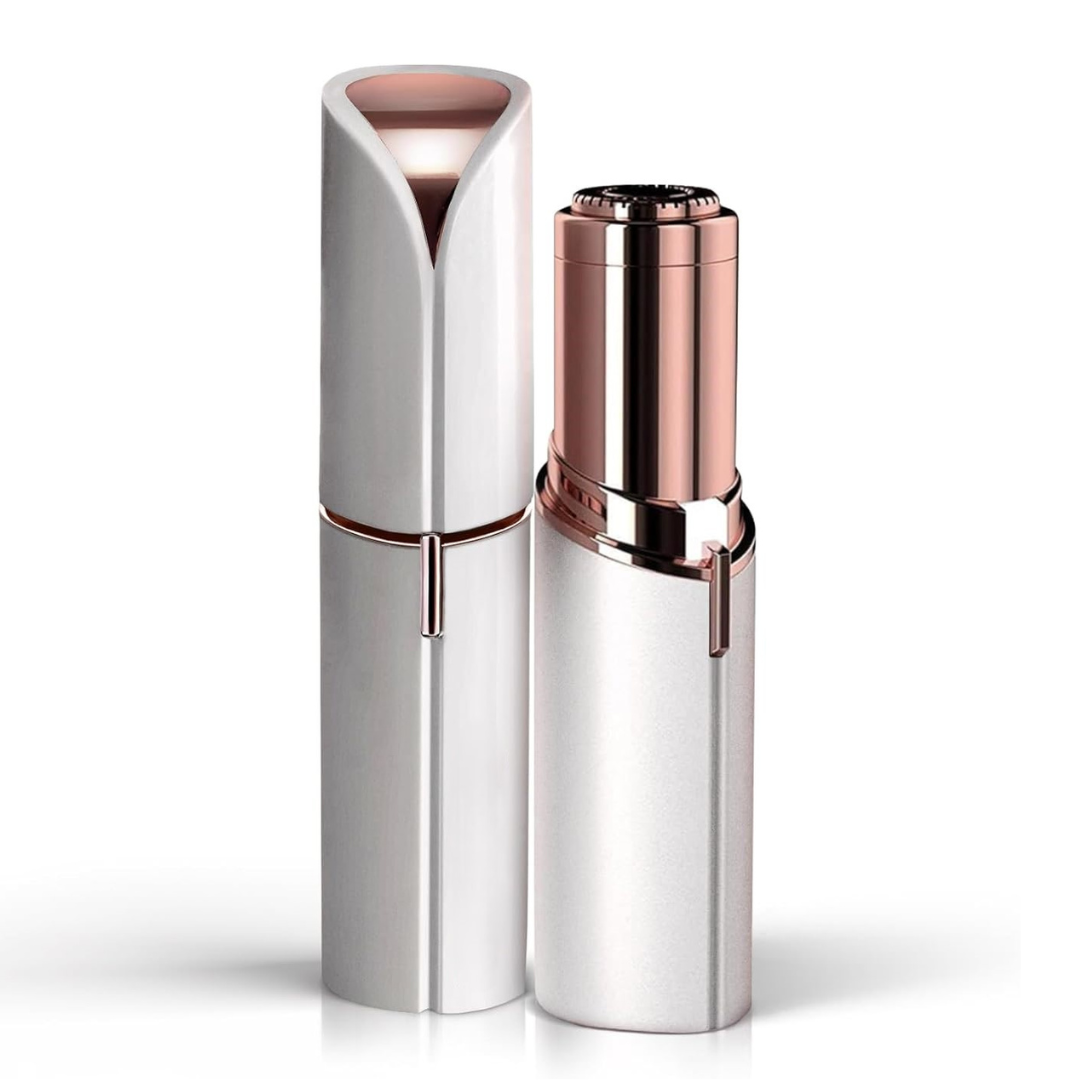 Épilateur pour poils du visage – Outil de précision doux avec tête à glissement fluide et design compact