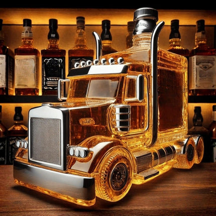 Vehicle Whiskey Bourbon Decanter Bottle 9
