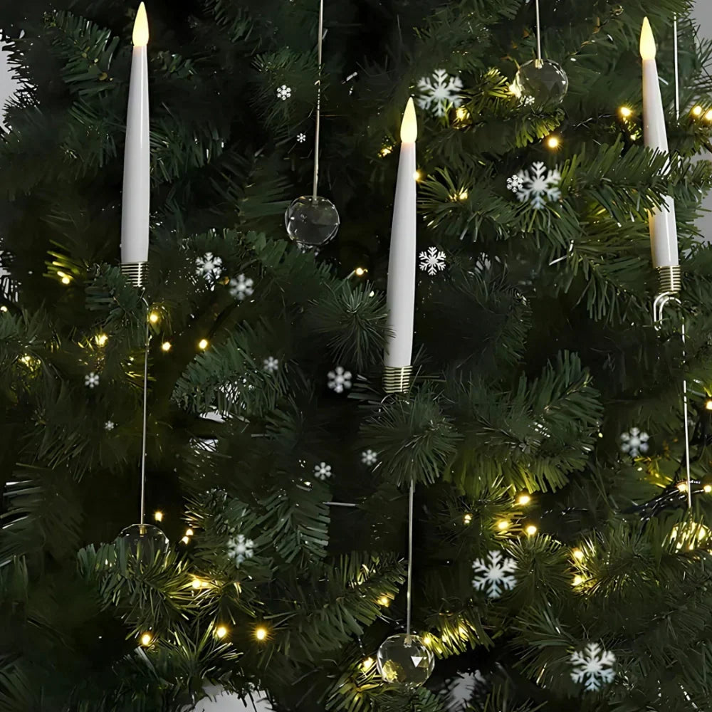 Flameless tree candles