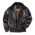 Vintage Leather Motorcycle Jacket for Winter - Maxim 0